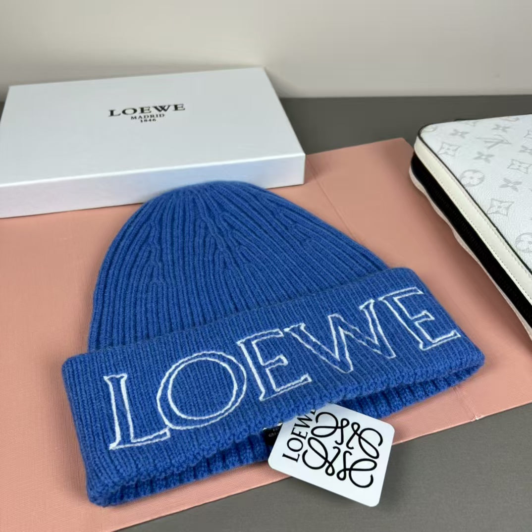 Wool knitted yarn cap