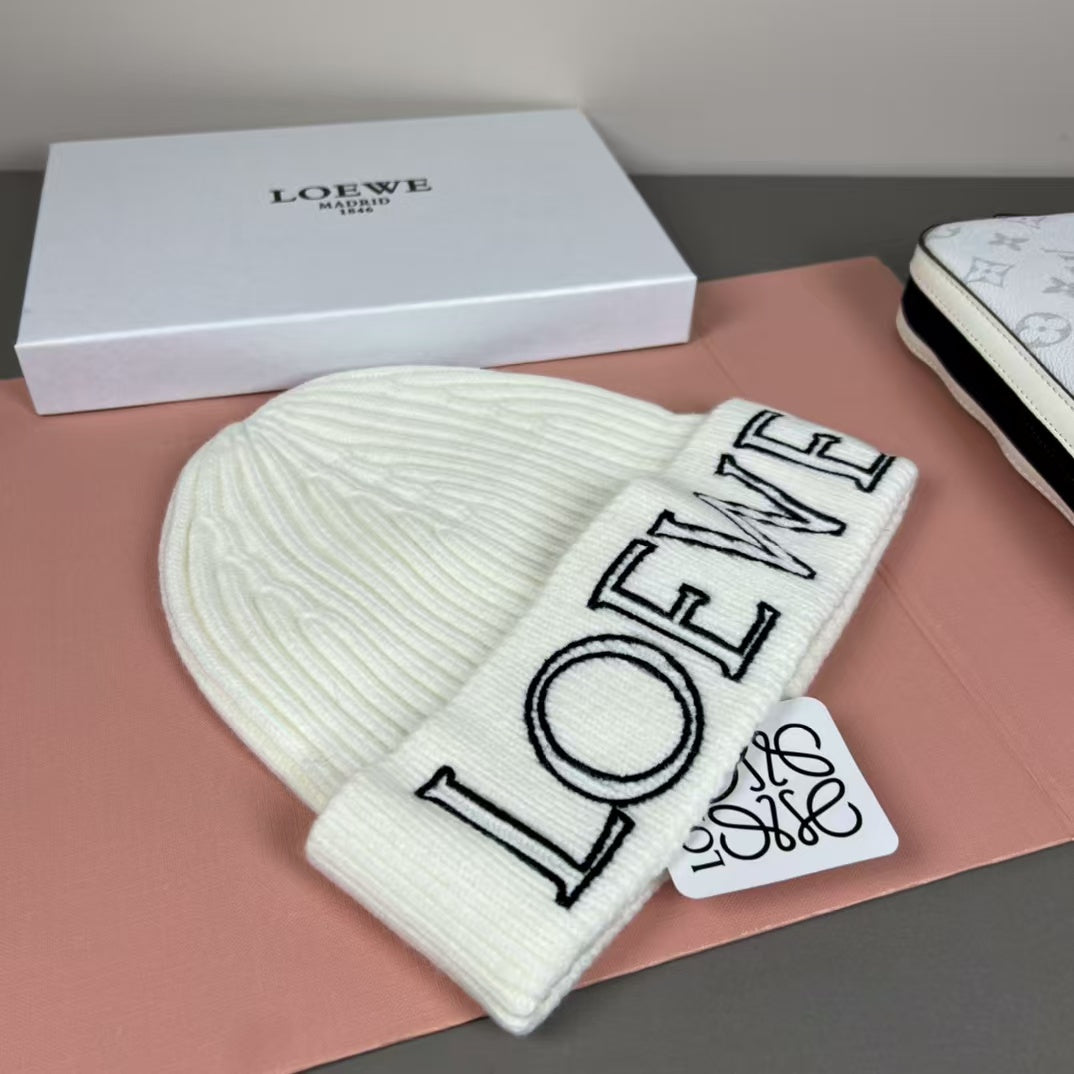 Wool knitted yarn cap