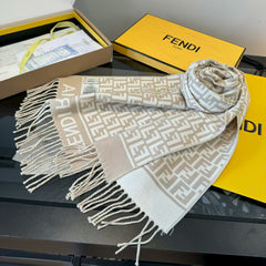 Letter scarf scarf