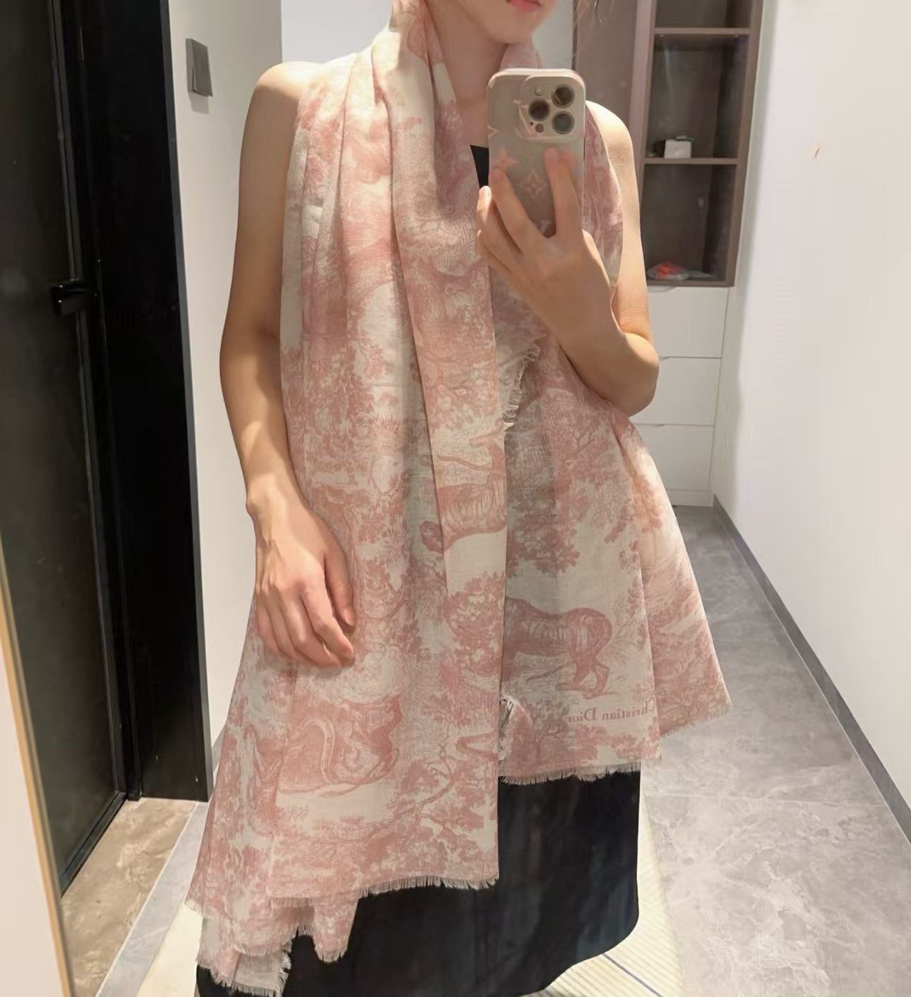 Cashmere scarf long shawl
