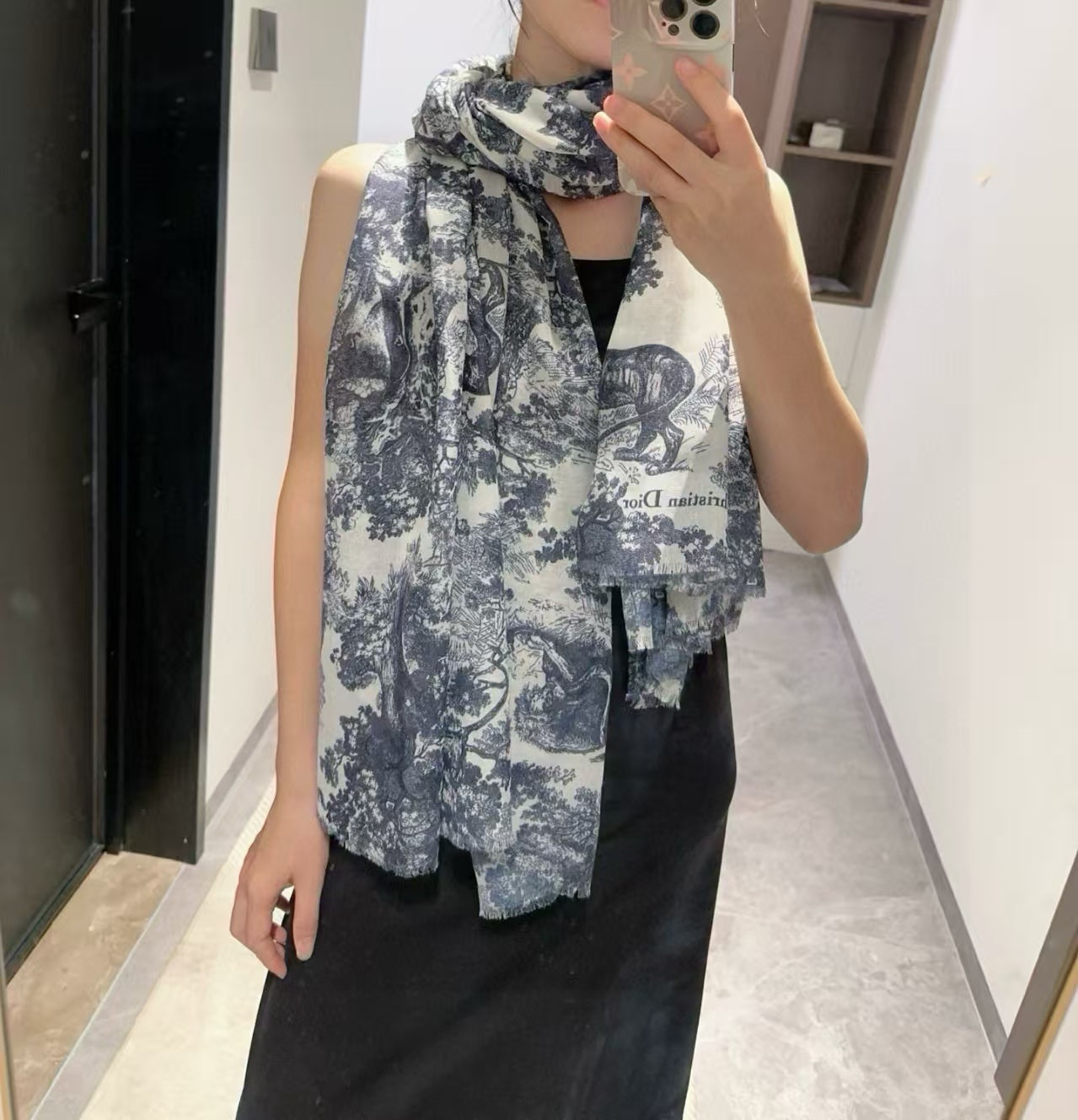 Cashmere scarf long shawl