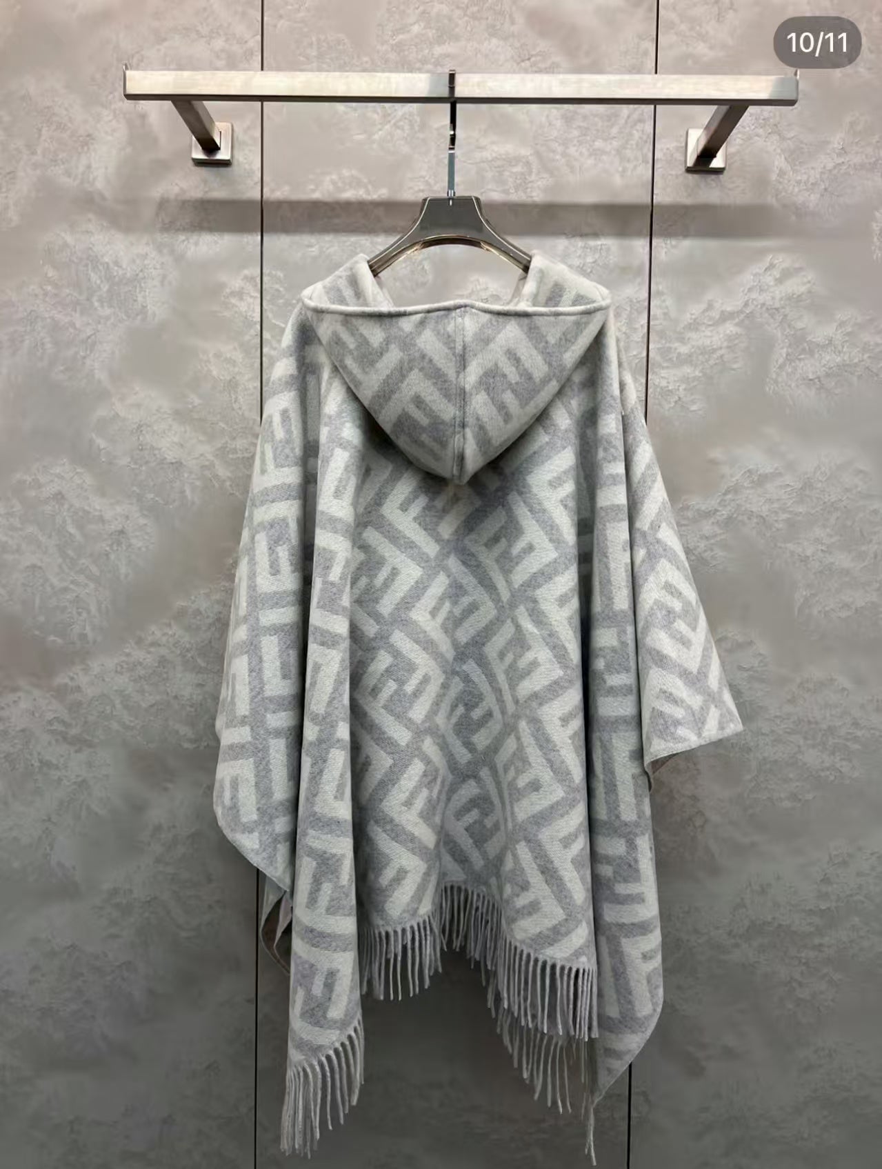 Hooded cloak shawl