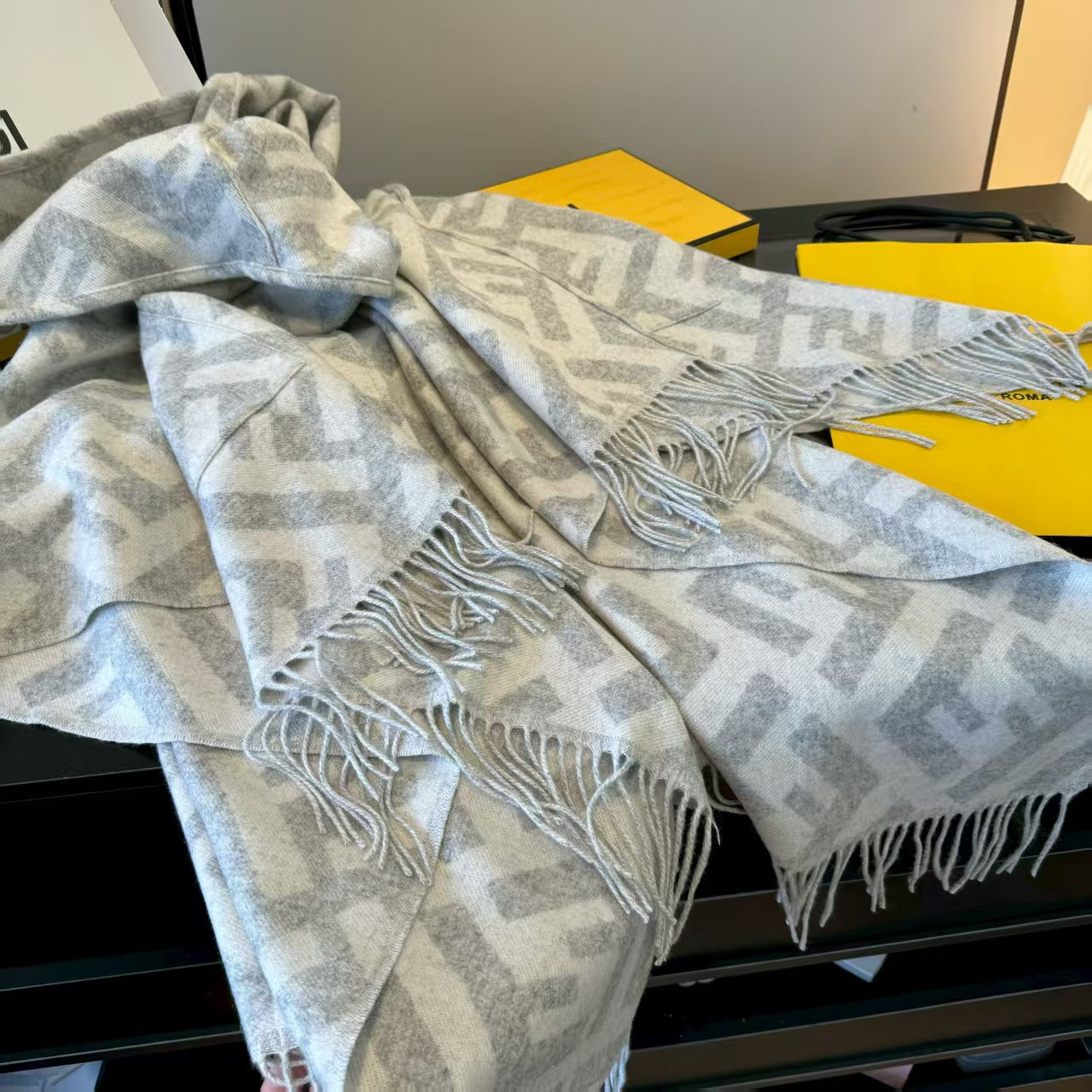 Hooded cloak shawl