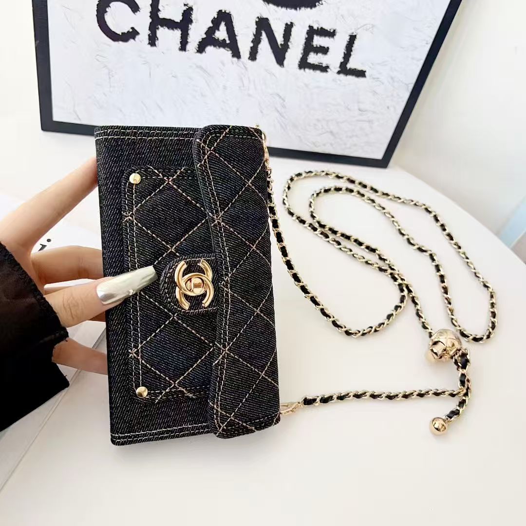 Cowboy gold lock leather case phone case