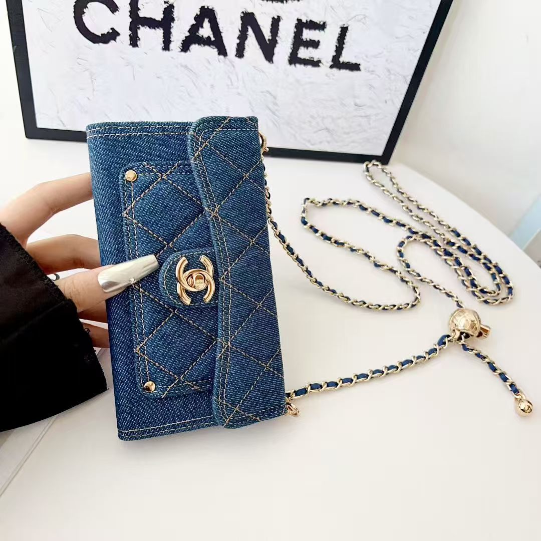 Cowboy gold lock leather case phone case