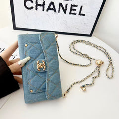 Cowboy gold lock leather case phone case