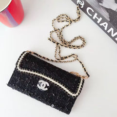 Woolen leather case series phone case