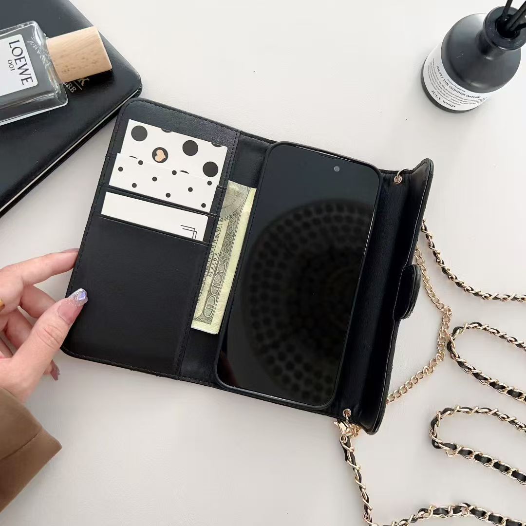Diamond label leather case 17 series phone case