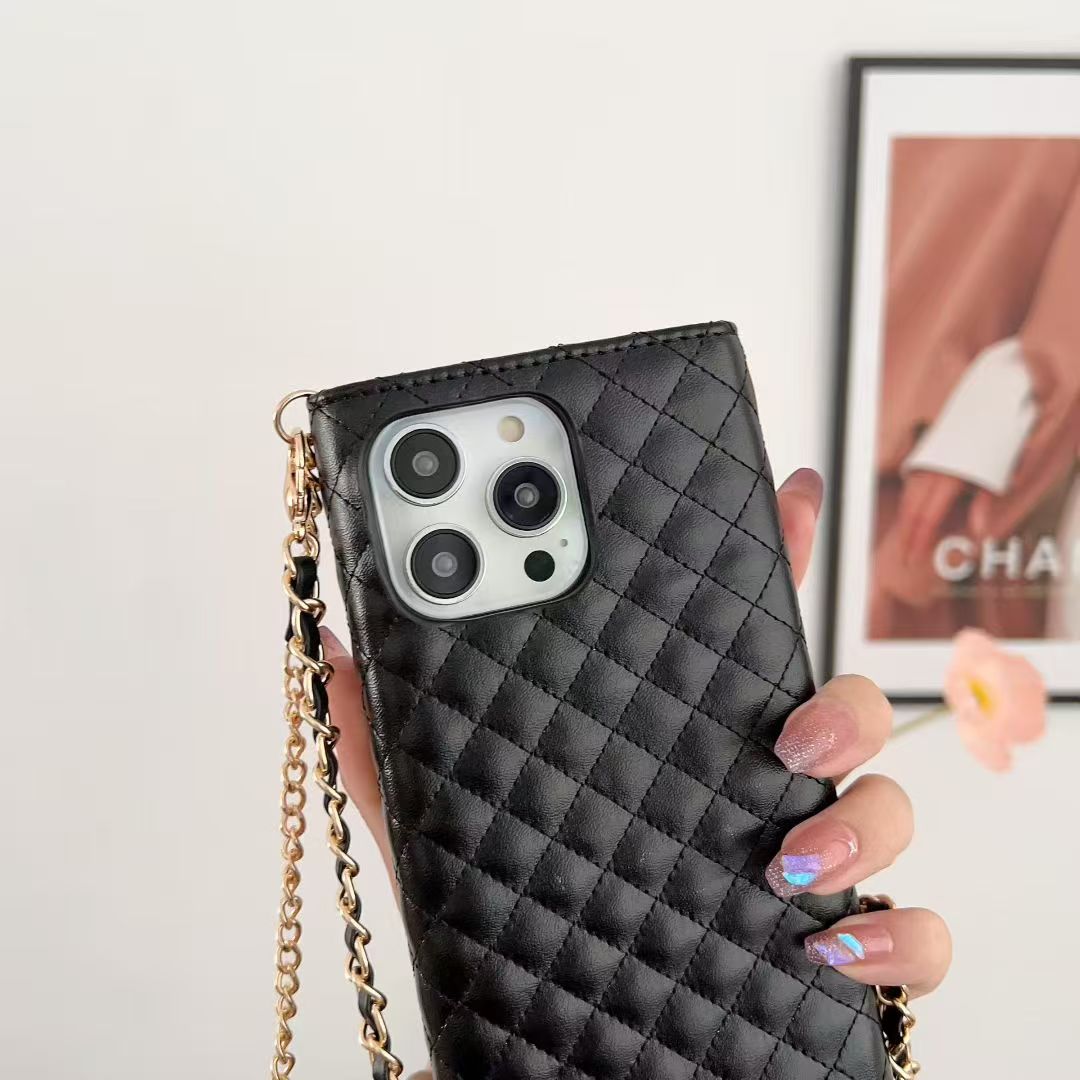 Diamond label leather case 17 series phone case