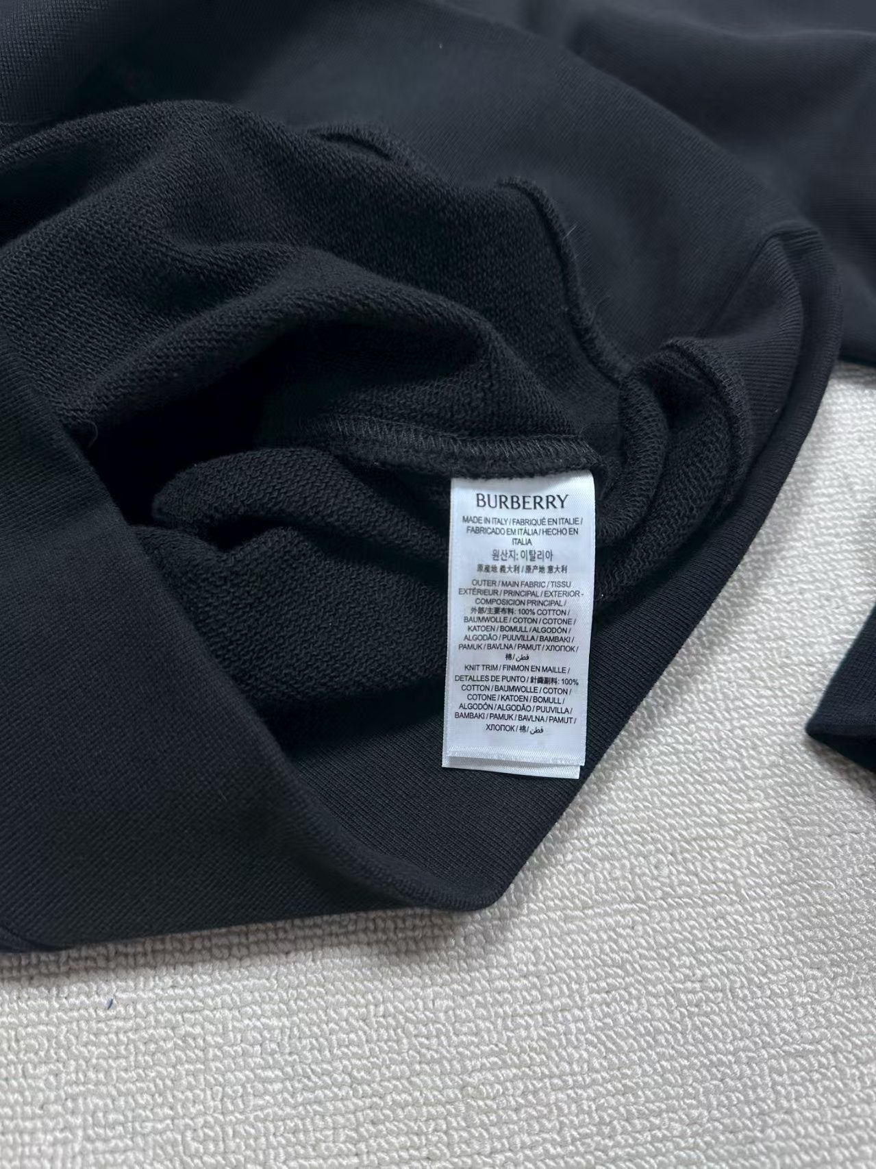 Embroidered round neck hoodie