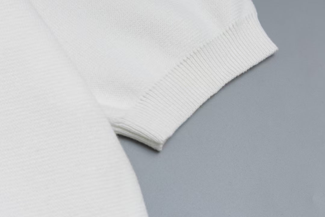New Knitted Short Sleeve T-shirt