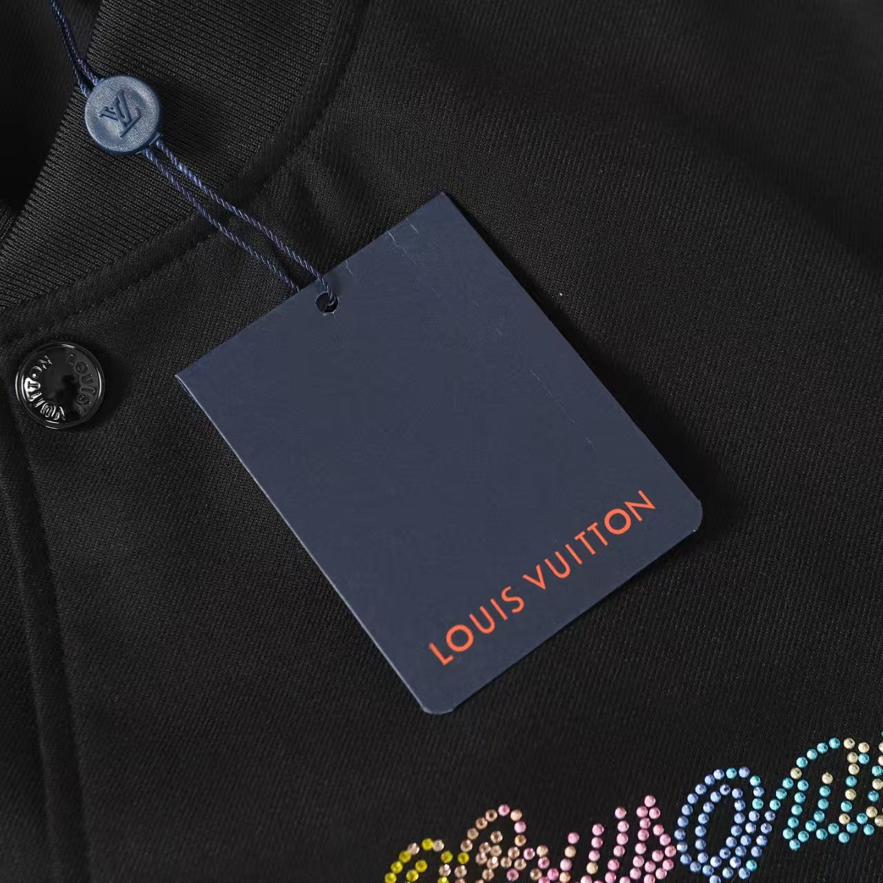Colored diamond hot stamping baseball jacket