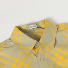 Striped plaid classic woolen shirt