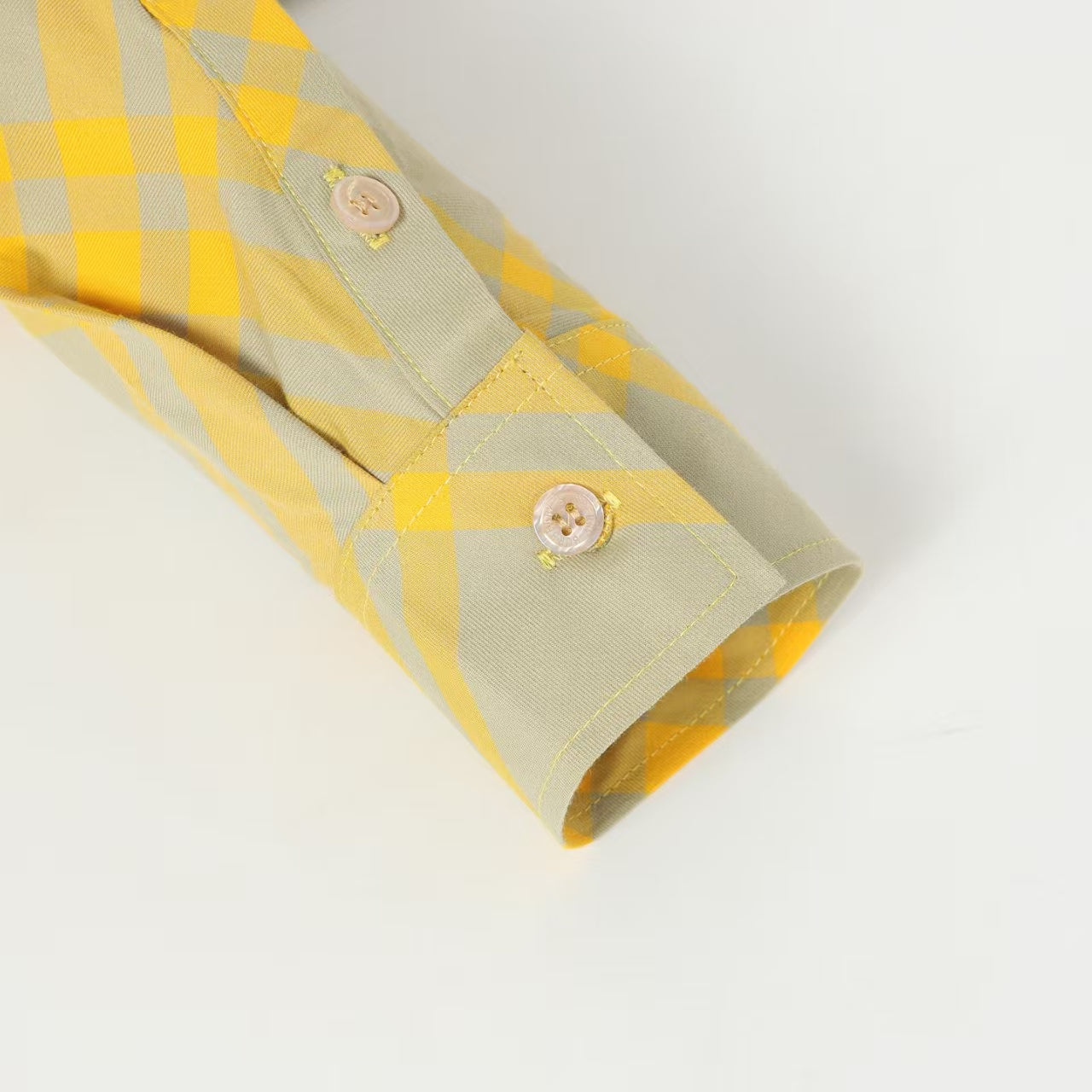 Striped plaid classic woolen shirt