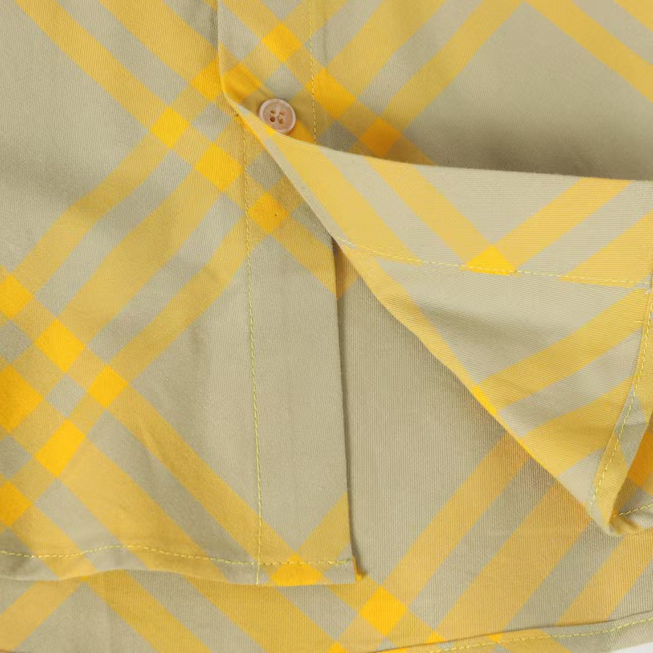 Striped plaid classic woolen shirt