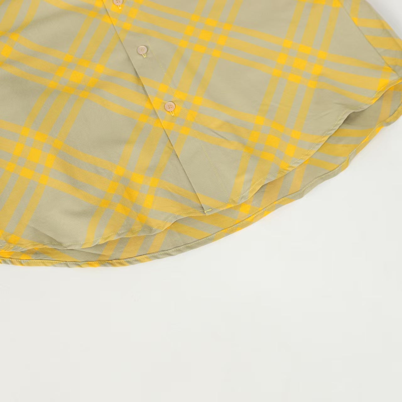 Striped plaid classic woolen shirt
