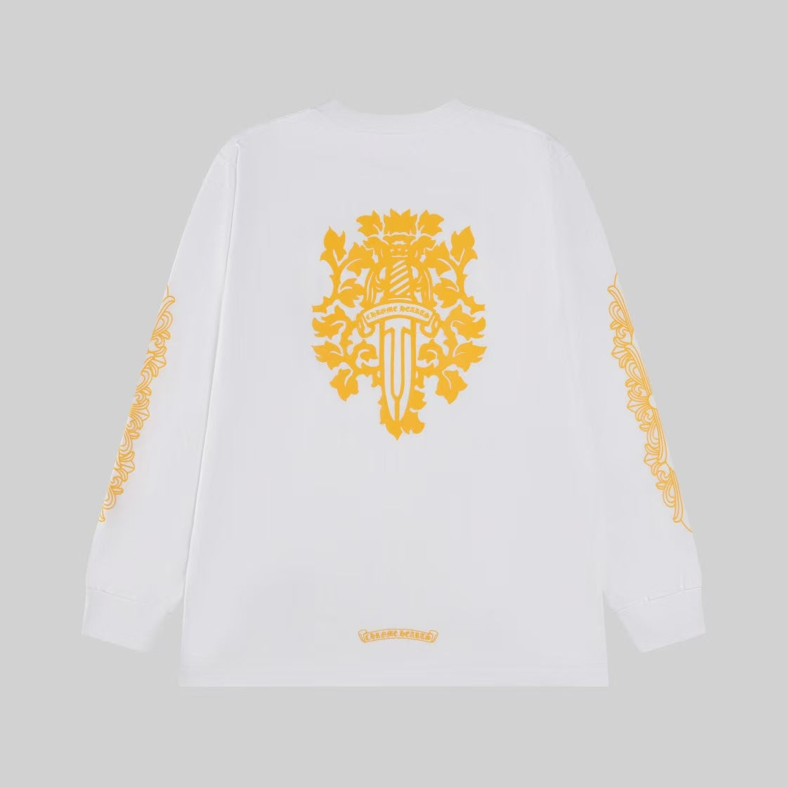 lemon 🍋 Yellow Sanskrit printed long sleeved shirt