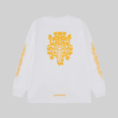 lemon 🍋 Yellow Sanskrit printed long sleeved shirt