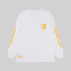lemon 🍋 Yellow Sanskrit printed long sleeved shirt