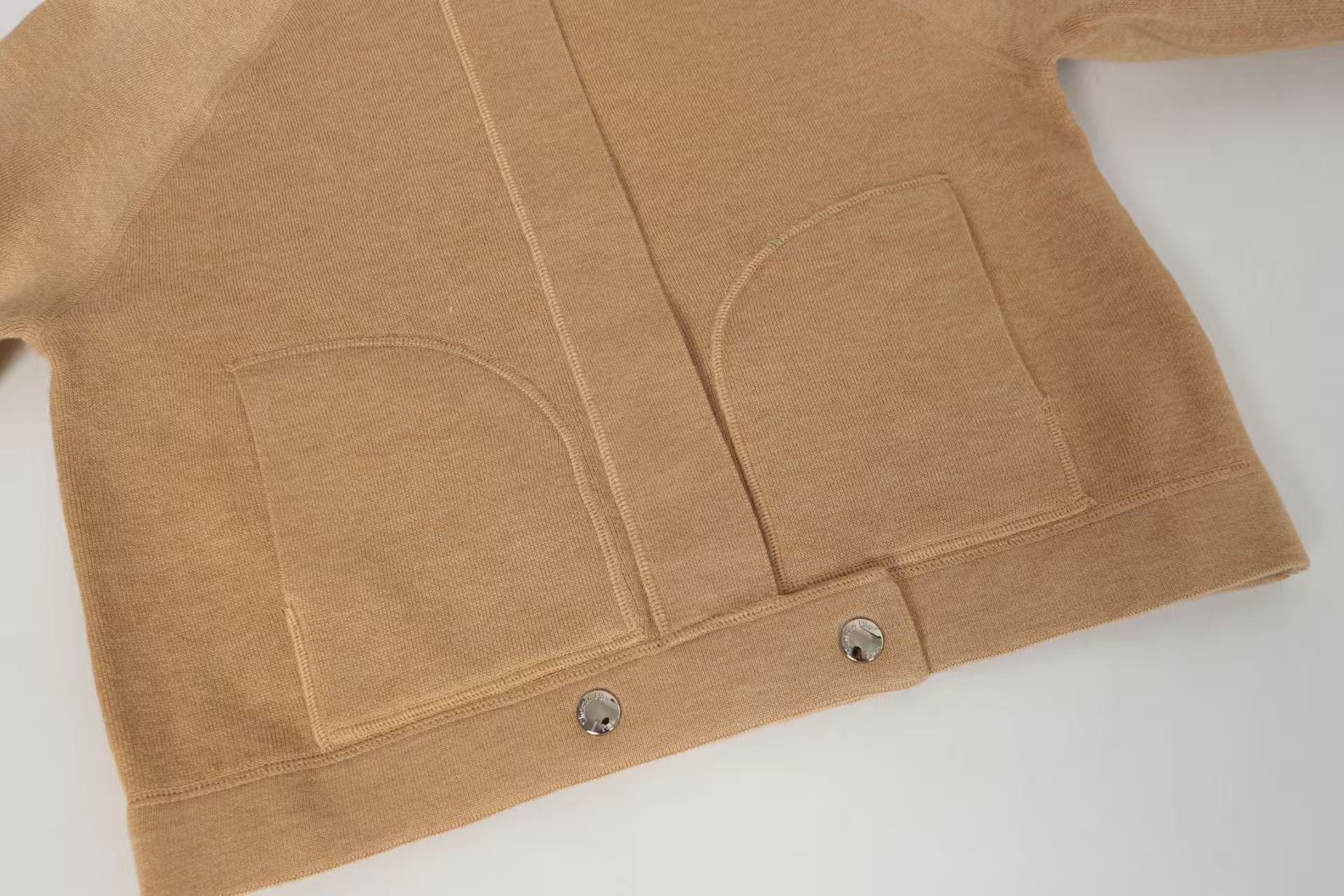 Old flower double-sided cashmere sweater