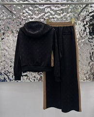 New women's jacquard suit