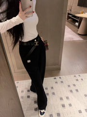 Women's embroidered trousers (with belt included)