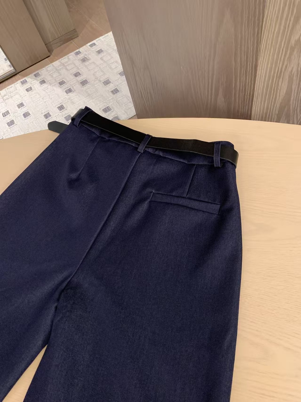 Women's embroidered trousers (with belt included)
