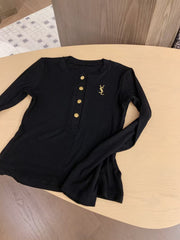 Women's embroidered long sleeves