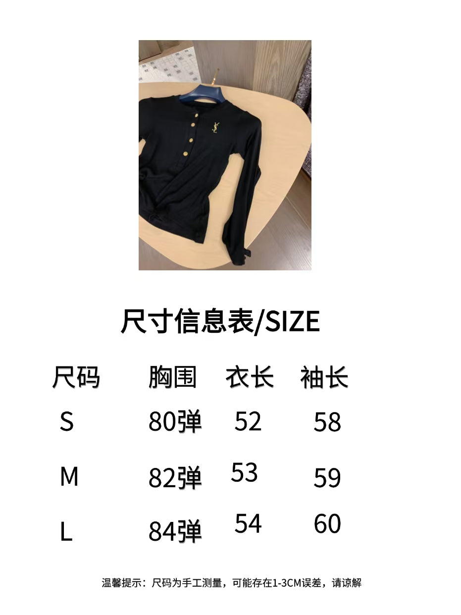 Women's embroidered long sleeves
