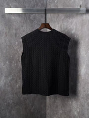 Fried Dough Twists knitting wool knitting sweater vest