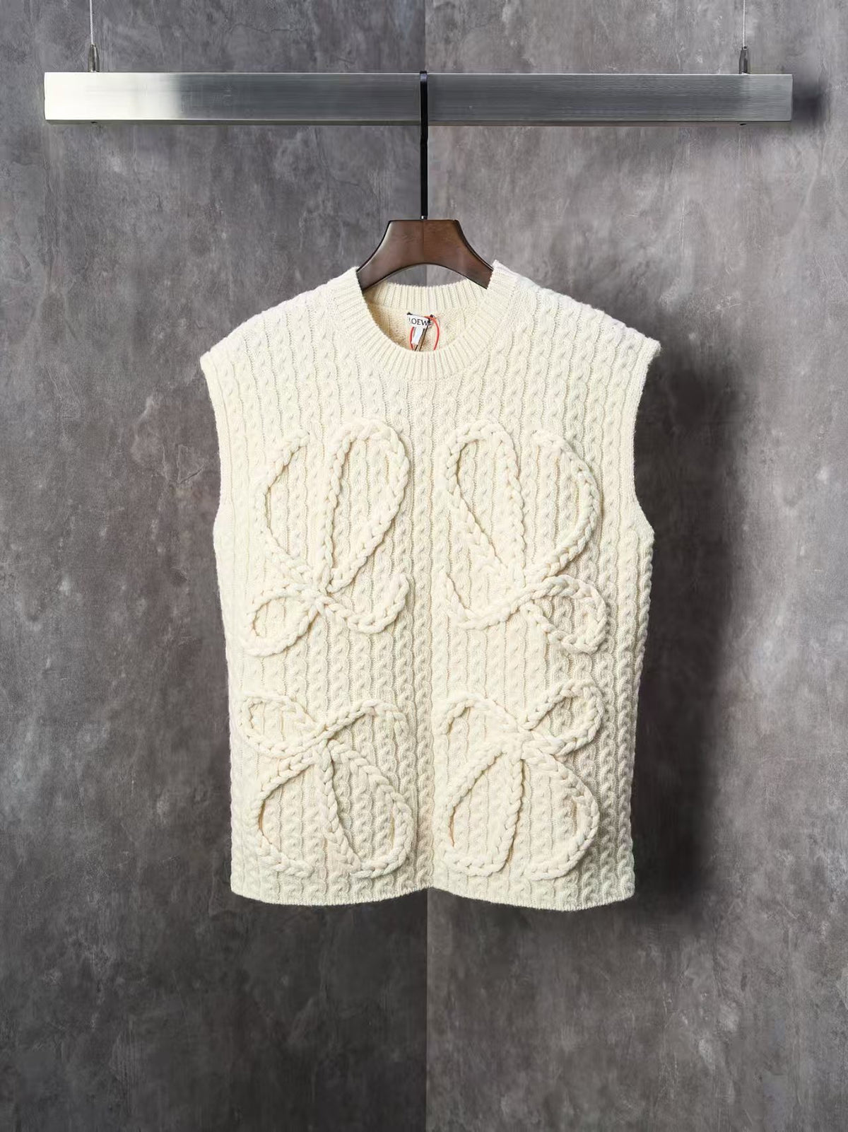 Fried Dough Twists knitting wool knitting sweater vest