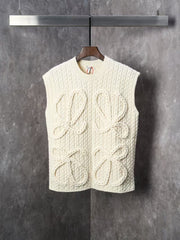 Fried Dough Twists knitting wool knitting sweater vest