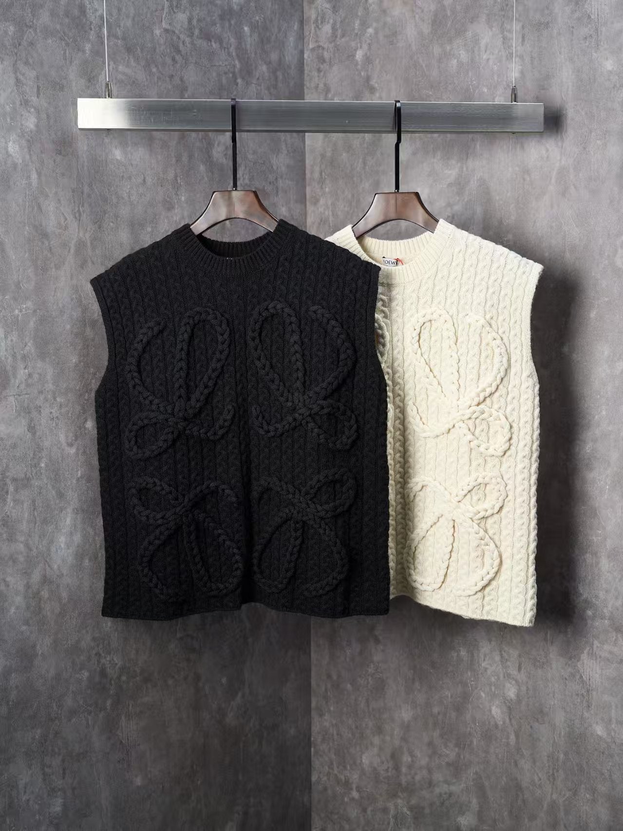 Fried Dough Twists knitting wool knitting sweater vest