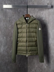 Hooded down jacket