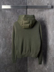 Hooded down jacket