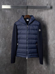 Hooded down jacket