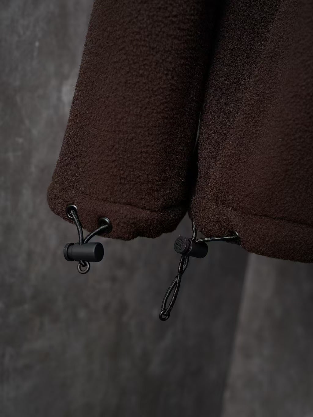 Embroidered fleece zipper jacket jacket