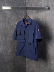 Multi pocket detachable sleeve multifunctional outdoor jacket jacket