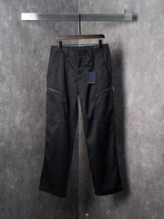 New embroidered pocket zipper work pants
