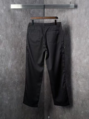 New embroidered pocket zipper work pants