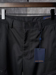 New embroidered pocket zipper work pants