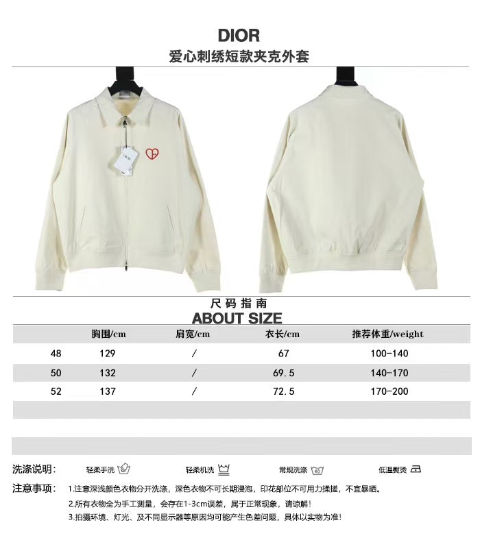 New embroidered short jacket jacket