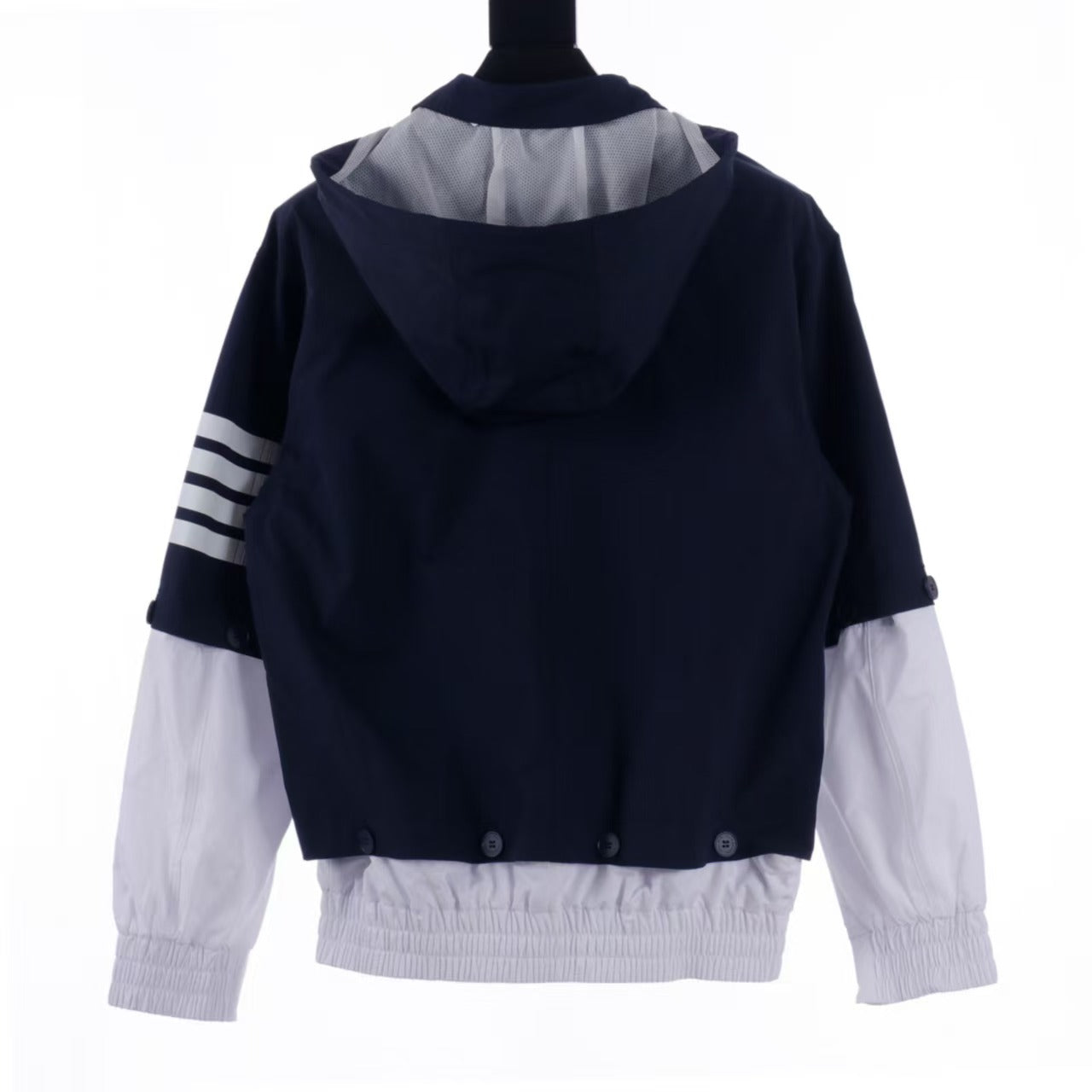 New detachable splicing jacket hooded jacket
