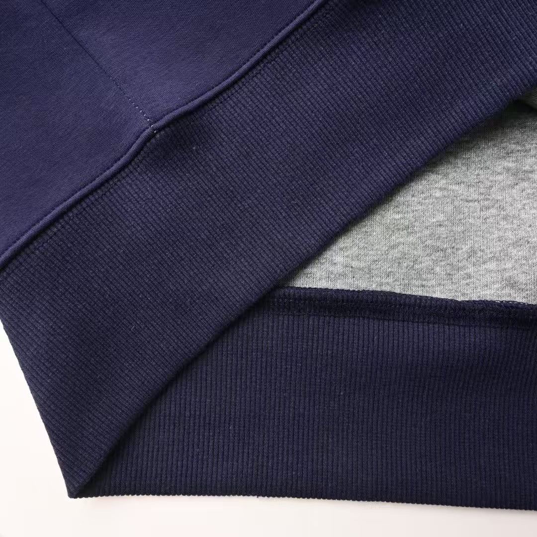 New Half Zipper Stand up Hoodie