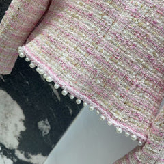 Woven woolen woolen woolen coat