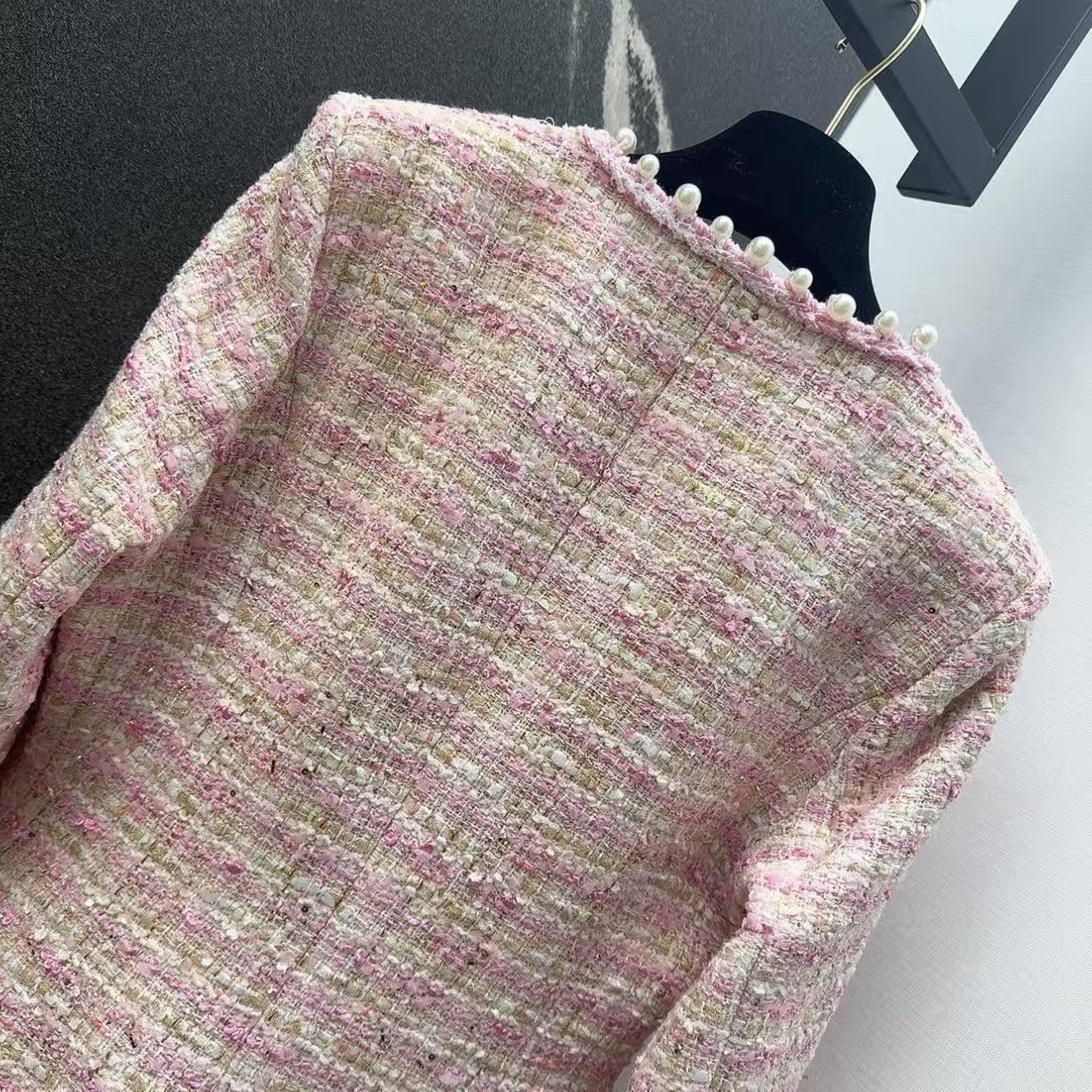 Woven woolen woolen woolen coat