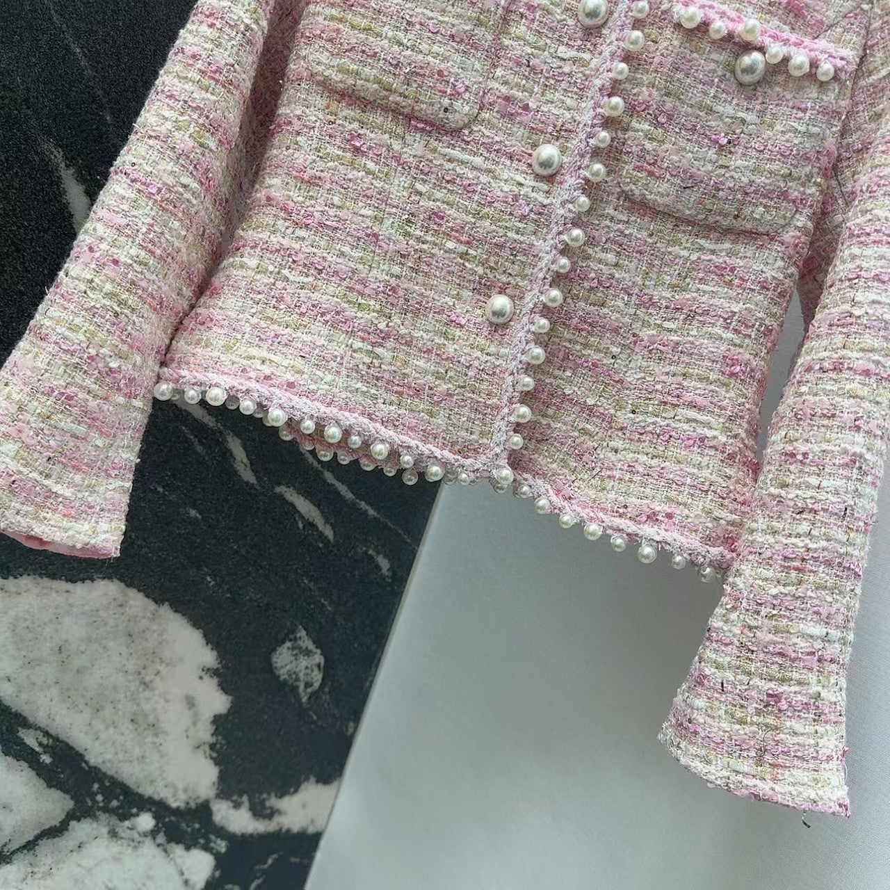 Woven woolen woolen woolen coat