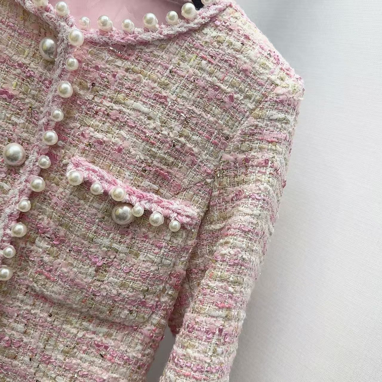Woven woolen woolen woolen coat