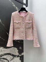 Woven woolen woolen woolen coat