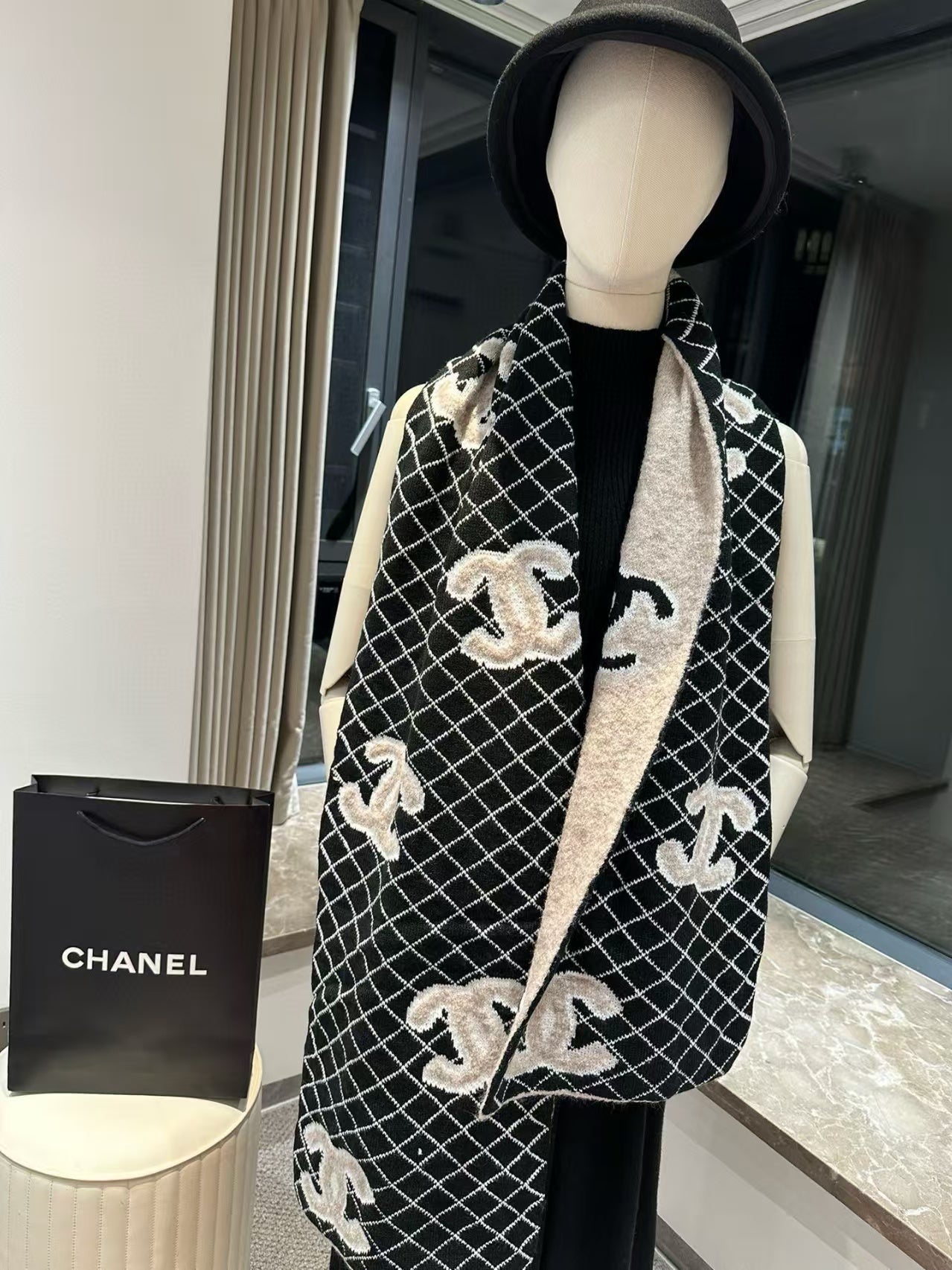 New embroidered scarf
